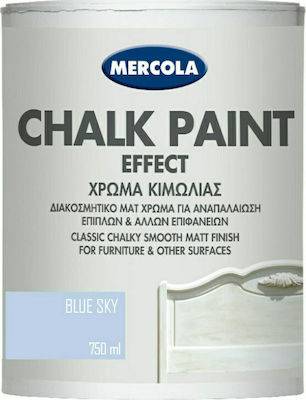 CHALK PAINT BLUE SKY 750ML MERCOLA